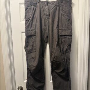 H&M Charcoal Cargo Pants for Men